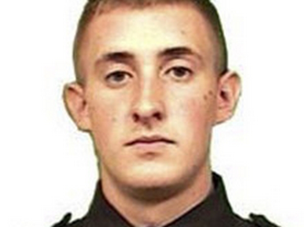 New York City Police Officer Brian Moore is seen in an undated picture released by the New York City Police Department