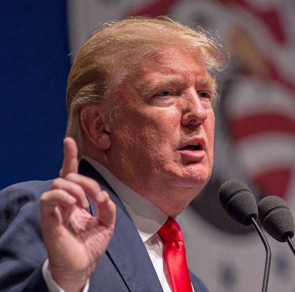 GREENVILLE, SC - MAY 09:  Buisnessman Donald Trump speaks during the Freedom Summit on May 9, 2015 in Greenville, South Carolina. Trump joined potential presidential candidates in addressing the event hosted by conservative group Citizens United.  (Photo by Richard Ellis/Getty Images)