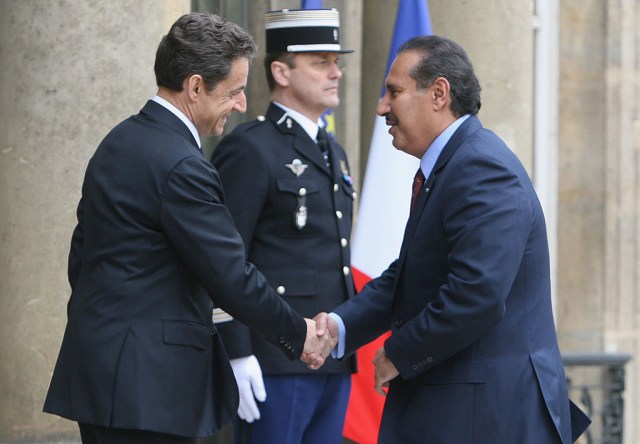President Nicolas Sarkozy Hosts A Summit Over The Libyan Crisis At The Elysee Palace
