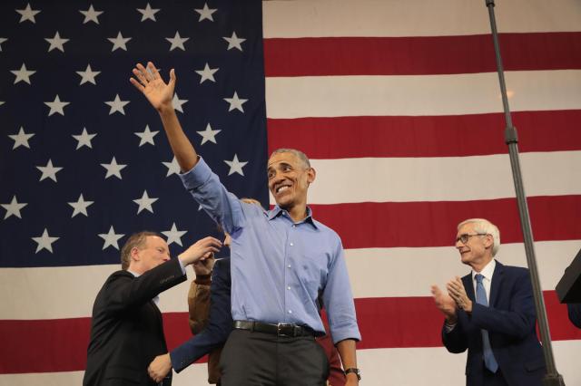 Former President Obama Campaigns With Wisconsin Democratic Candidates