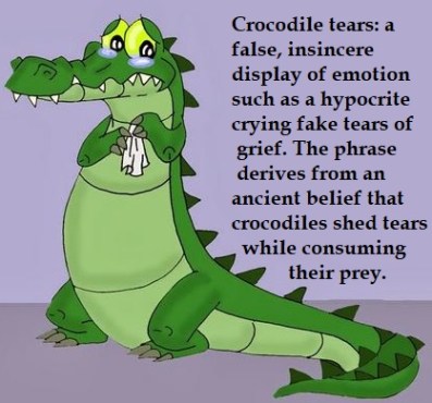 crocodile-tears