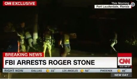 CNN AND STONE ARRST
