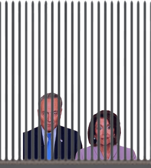 dems behind the wall