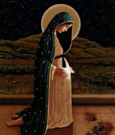 Mary-pregnant-with-Jesus
