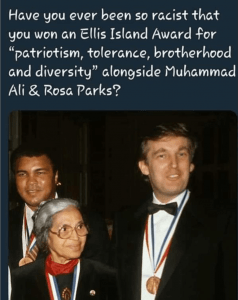 Trump, Rosa Parks and Ali