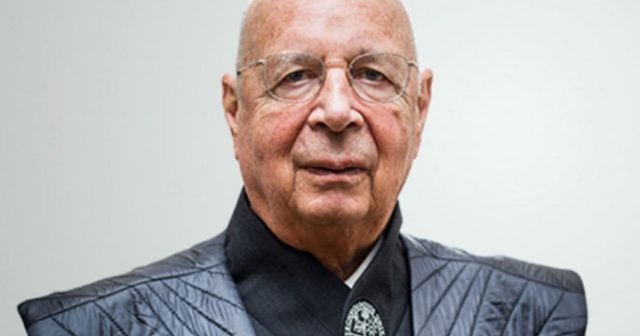 Klaus Schwab in NWO uniform