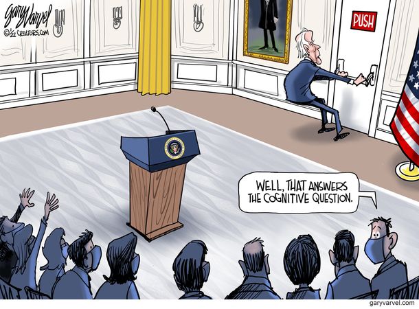 biden and door