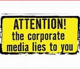 corporate media lies